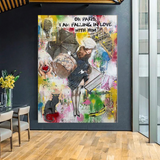 ChandeliersDecor.com-Wall Posters-Oh Paris Fall in Love Canvas Wall Art