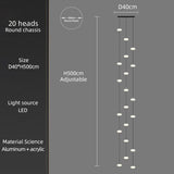 ChandeliersDecor.com-Staircase Chandelier-Oval Pendant Chandelier - Illuminate Your Space