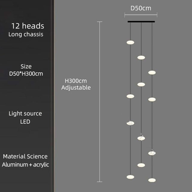 Oval Pendant Chandelier - Illuminate Your Space-ChandeliersDecor.com