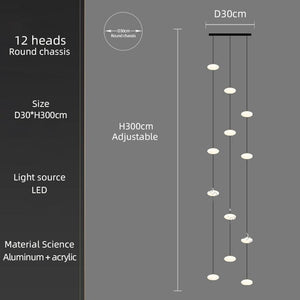 ChandeliersDecor.com-Staircase Chandelier-Oval Pendant Chandelier - Illuminate Your Space