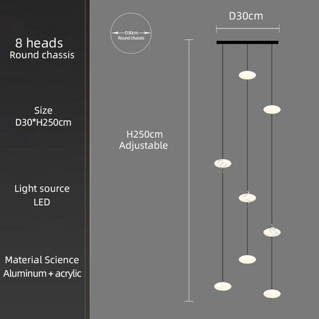 Oval Pendant Chandelier - Illuminate Your Space-ChandeliersDecor.com
