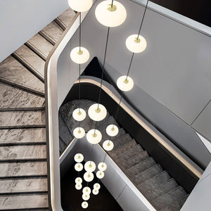 ChandeliersDecor.com-Staircase Chandelier-Oval Pendant Chandelier - Illuminate Your Space