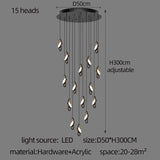 ChandeliersDecor.com-Staircase Chandelier-Oval Ring Pendant Chandelier - Exquisite Lighting Fixture