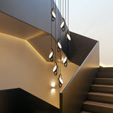 ChandeliersDecor.com-Staircase Chandelier-Oval Ring Pendant Chandelier - Exquisite Lighting Fixture