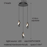 ChandeliersDecor.com-Staircase Chandelier-Oval Ring Pendant Chandelier - Exquisite Lighting Fixture