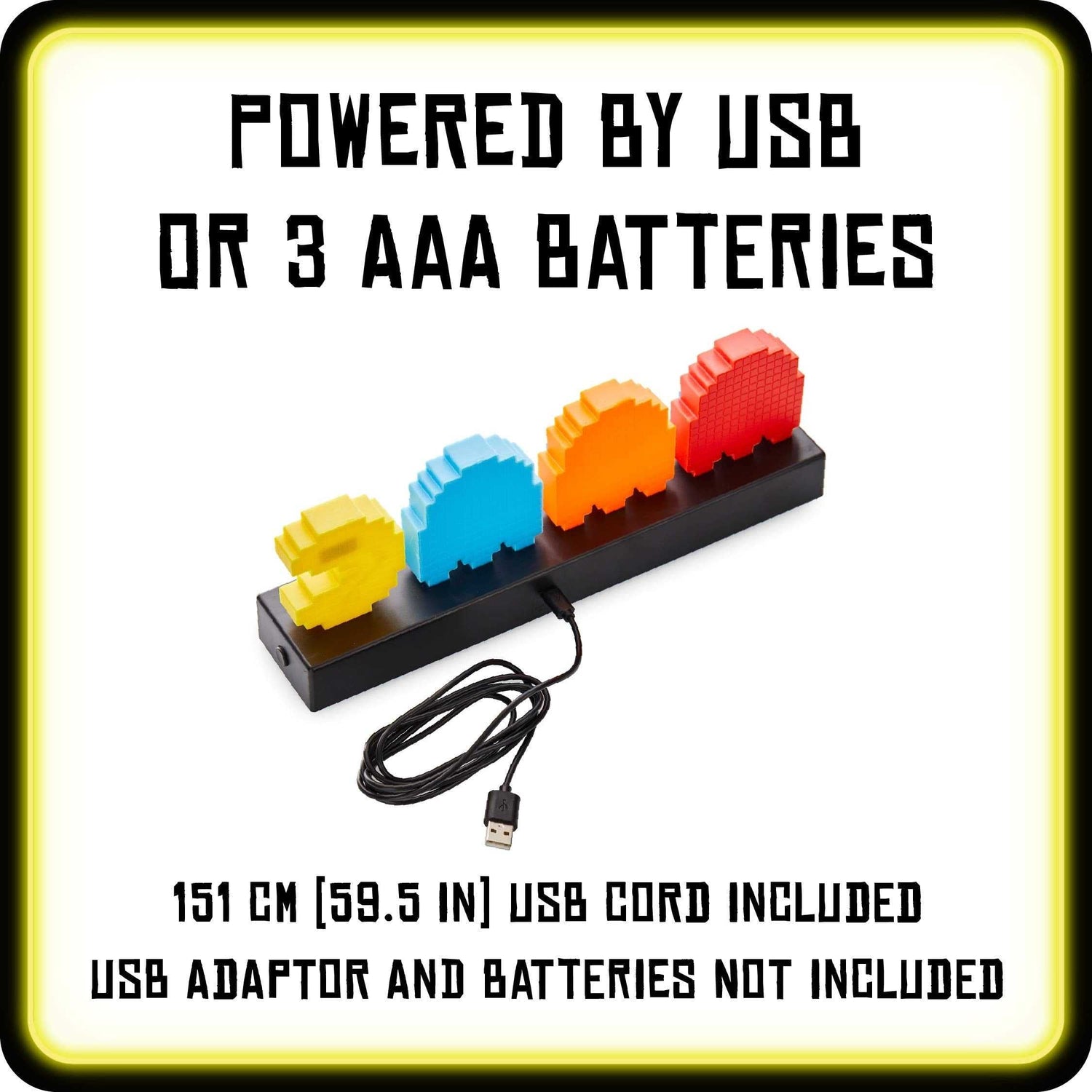 ChandeliersDecor.com-Kids Room Nursery Lighting-Pac Man Ghost Light Table Lamp