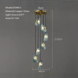ChandeliersDecor.com-Chandeliers-Peacock Blue Glass Chandelier: Stunning Lighting Fixtures