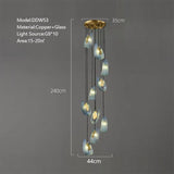 ChandeliersDecor.com-Chandeliers-Peacock Blue Glass Chandelier: Stunning Lighting Fixtures
