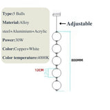 ChandeliersDecor.com-Chandeliers-Pearl Globe Chandelier: Exquisite Lighting Fixture