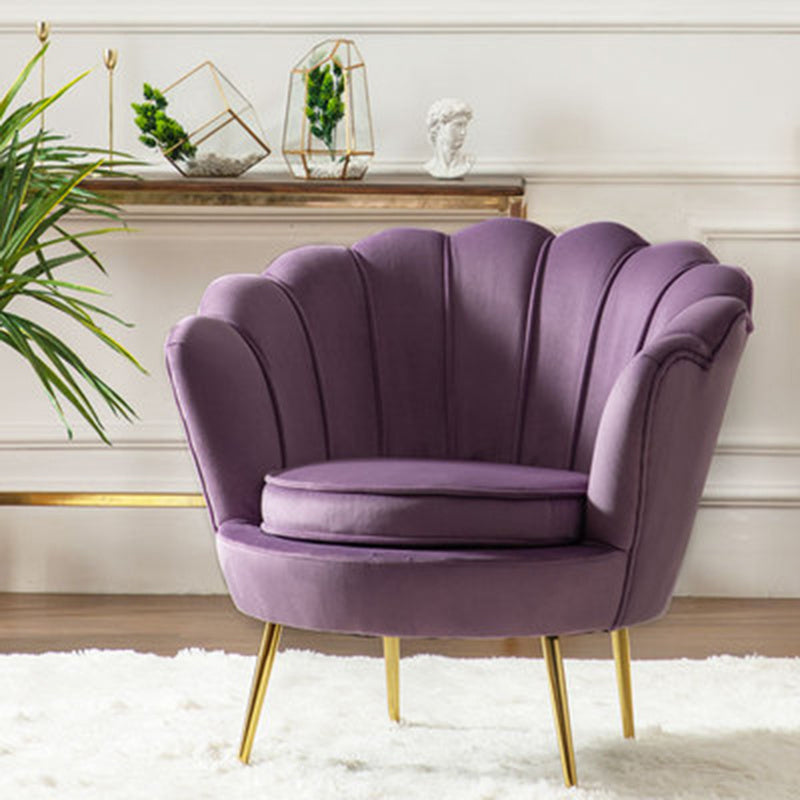 ChandeliersDecor.com-Furniture-Petal Shaped Sofa - Handcrafted and Elegant