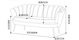 ChandeliersDecor.com-Furniture-Petal Shaped Sofa - Handcrafted and Elegant