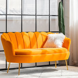 ChandeliersDecor.com-Furniture-Petal Shaped Sofa - Handcrafted and Elegant