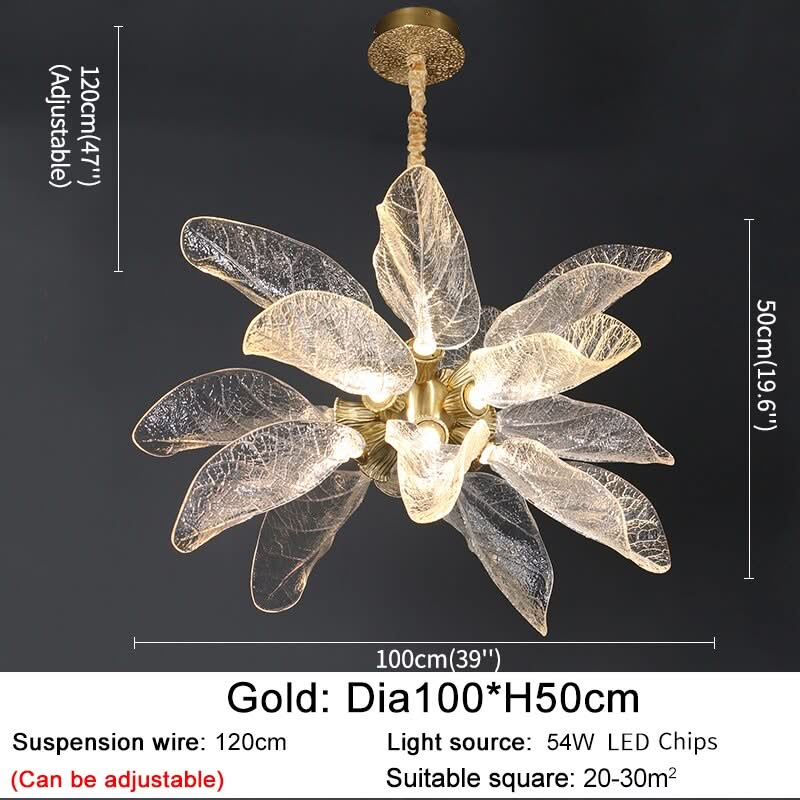 Petals Nest Crystal Chandelier: Stunning Home Lighting-ChandeliersDecor.com