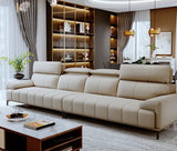 ChandeliersDecor.com-Sofa Set-Piano Keys Cream Wind Leather Sofa Set