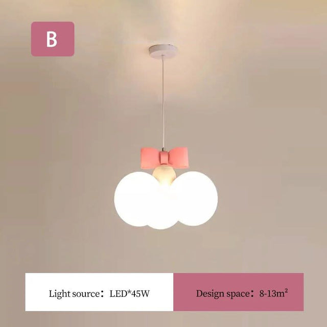 Pink Bow Princess Room Chandelier Light - Elegance Illuminated in Every Detail-ChandeliersDecor.com