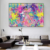 ChandeliersDecor.com-Wall Posters-Pink Panther Art: Thumbs Up Canvas Wall Art