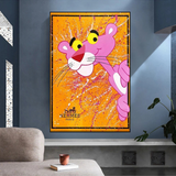 ChandeliersDecor.com-Wall Posters-Pink Panther hermes Poster: Stunning Artwork for Sale