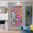 ChandeliersDecor.com-Wall Posters-Pink Panther Insta Model Art: Exquisite & Eye-catching