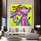 ChandeliersDecor.com-Wall Posters-Pink Panther Poster Art: Captivating and Playful Designs
