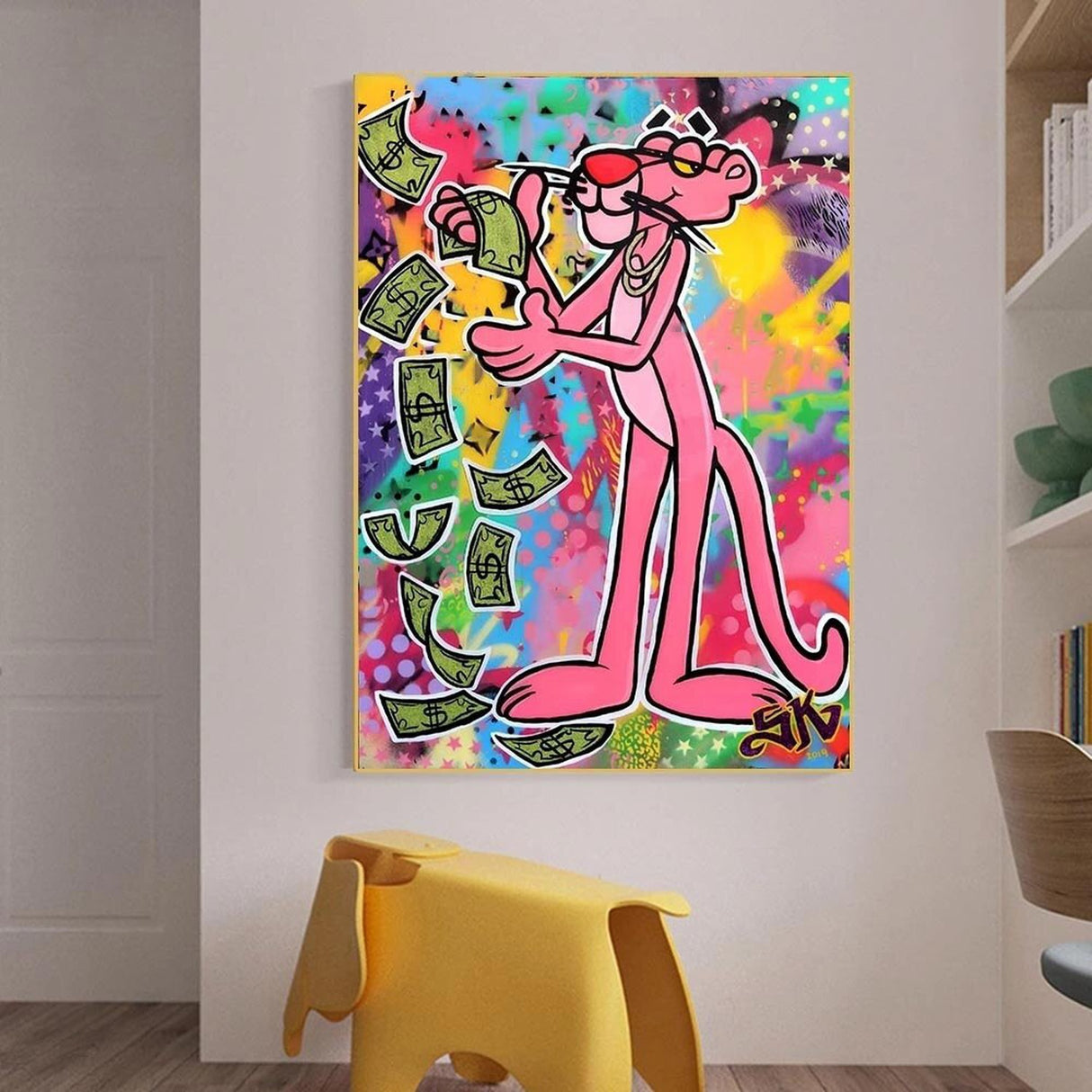 ChandeliersDecor.com-Wall Posters-Pink Panther Wall Art: The Perfect Addition