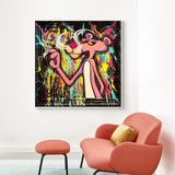 ChandeliersDecor.com-Wall Posters-Pink Panther Wall Art - Unique Smoking Accessory Collection