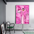 ChandeliersDecor.com-Wall Posters-Pink Panthers Posing Graffiti Canvas Wall Art