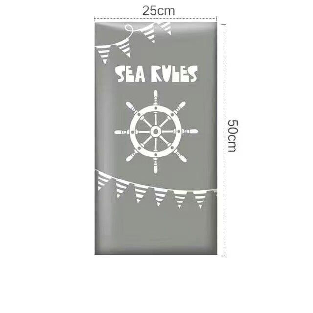 ChandeliersDecor.com-Padded Walls-Pirate Adventure Kids Wall Padded Safety Cushions