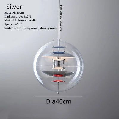ChandeliersDecor.com-Pendant Lights-Planet Globe Pendant Light - Illuminate Your Space with Contemporary Elegance