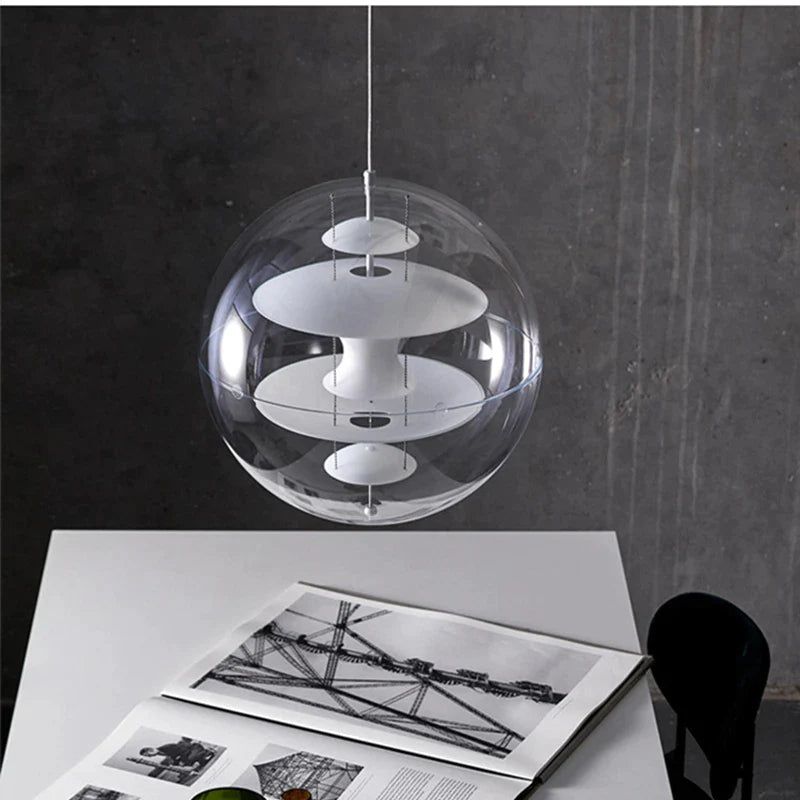 ChandeliersDecor.com-Pendant Lights-Planet Globe Pendant Light - Illuminate Your Space with Contemporary Elegance