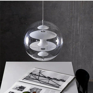 ChandeliersDecor.com-Pendant Lights-Planet Globe Pendant Light - Illuminate Your Space with Contemporary Elegance