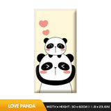 ChandeliersDecor.com-Padded Walls-Playful Jungle Pandas Kids Wall Padded Safety Cushions
