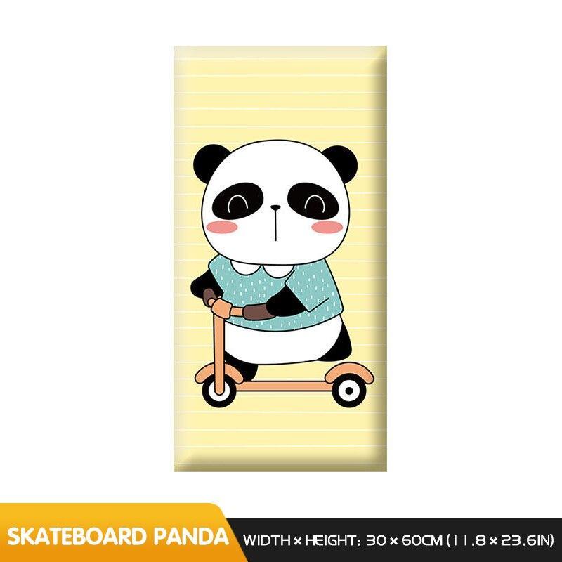 ChandeliersDecor.com-Padded Walls-Playful Jungle Pandas Kids Wall Padded Safety Cushions