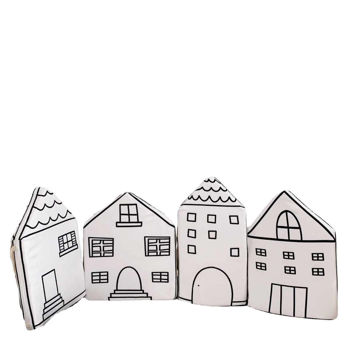 ChandeliersDecor.com-Crib Bumper-Plush Baby Bed Bumper House Design | Baby Bedding Set Accessories | Infant Crib Bumpers