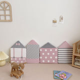 ChandeliersDecor.com-Crib Bumper-Plush Baby Bed Bumper House Design | Baby Bedding Set Accessories | Infant Crib Bumpers
