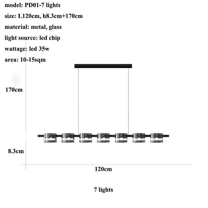 ChandeliersDecor.com-Kitchen Island-Polish Black Glass: Kitchen Island Lighting