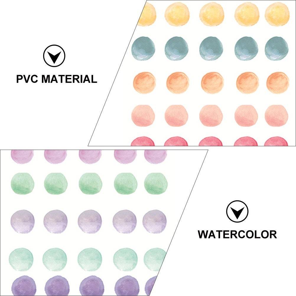 ChandeliersDecor.com-Polka Dot Wall Stickers for Kids Nursery - Multi Color
