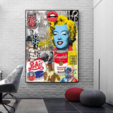 ChandeliersDecor.com-Wall Posters-Pop Art Marilyn Poster: Vibrant and Iconic Masterpiece