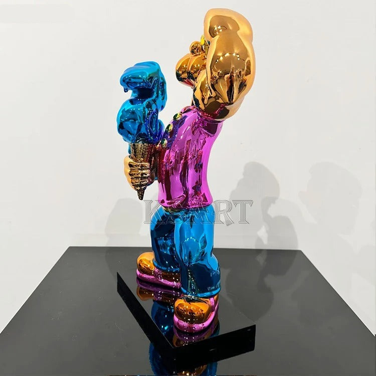 ChandeliersDecor.com-Supreme Sculptures-Popoye Electroplated Statue Ornament