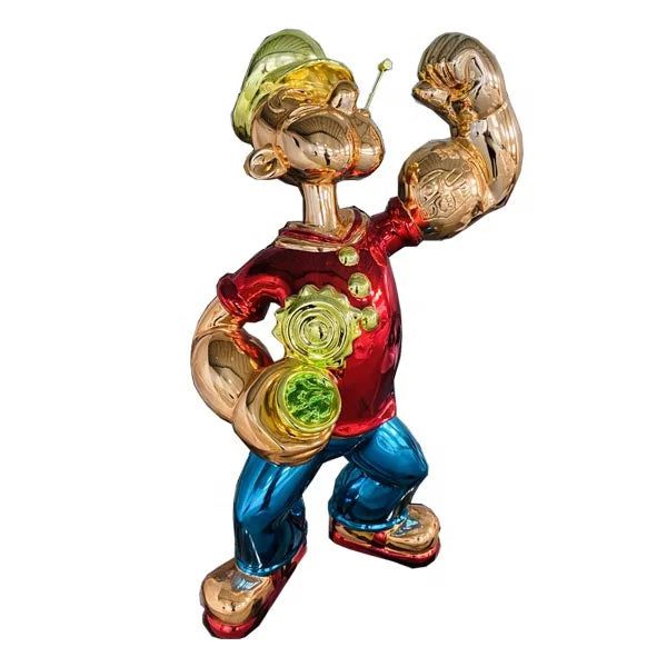 ChandeliersDecor.com-Supreme Sculptures-Popoye The Sailor Man Fiber Glass Statue 5ft