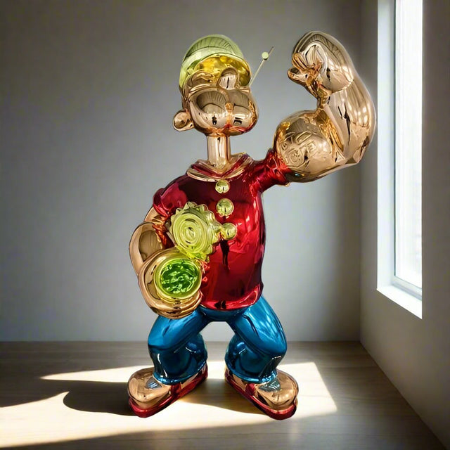 ChandeliersDecor.com-Supreme Sculptures-Popoye The Sailor Man Fiber Glass Statue 5ft