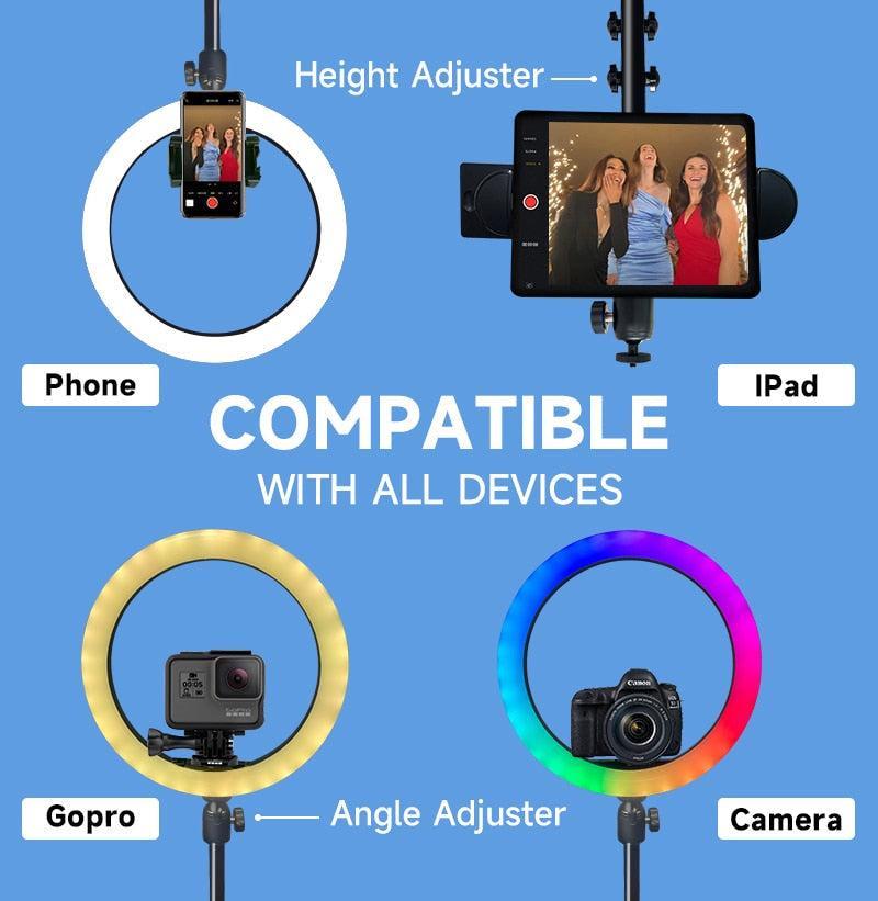 ChandeliersDecor.com-Floor Lamp-Portable 360 Photo Booth Automatic For Video Events