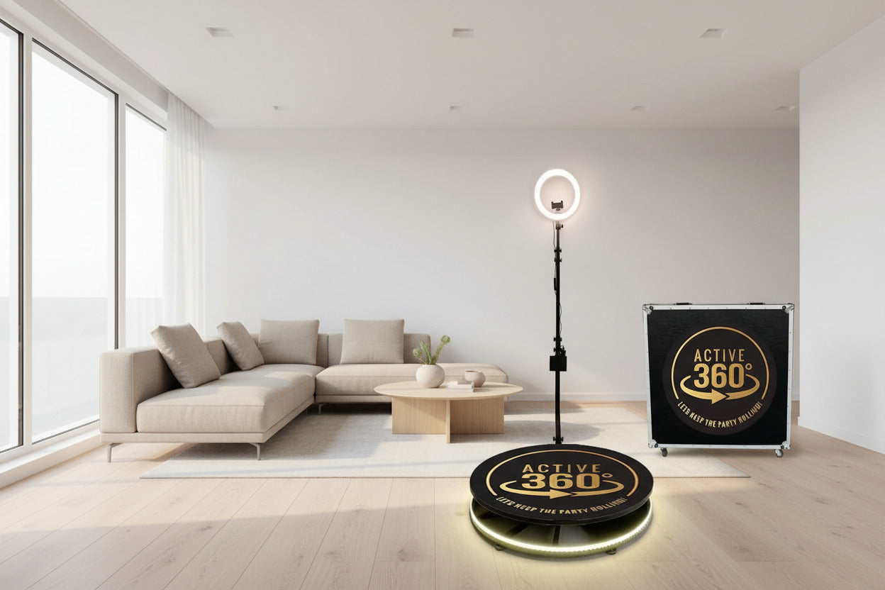 ChandeliersDecor.com-Floor Lamp-Portable 360 Photo Booth Automatic For Video Events