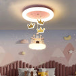 ChandeliersDecor.com-Kids Room Nursery Lighting-Princess Castle Crown Ceiling Light