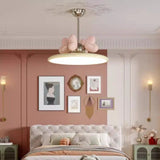 ChandeliersDecor.com-Kids Room Nursery Lighting-Princess Room Girl Bedroom Bow Chandelier Light - Whimsical Elegance at Her Command