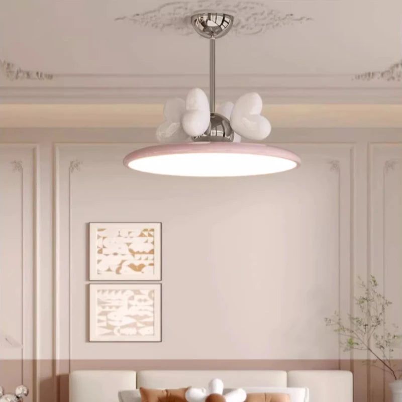 ChandeliersDecor.com-Kids Room Nursery Lighting-Princess Room Girl Bedroom Bow Chandelier Light - Whimsical Elegance at Her Command