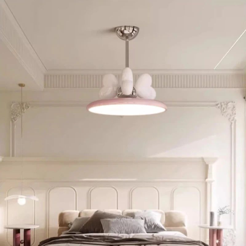 ChandeliersDecor.com-Kids Room Nursery Lighting-Princess Room Girl Bedroom Bow Chandelier Light - Whimsical Elegance at Her Command