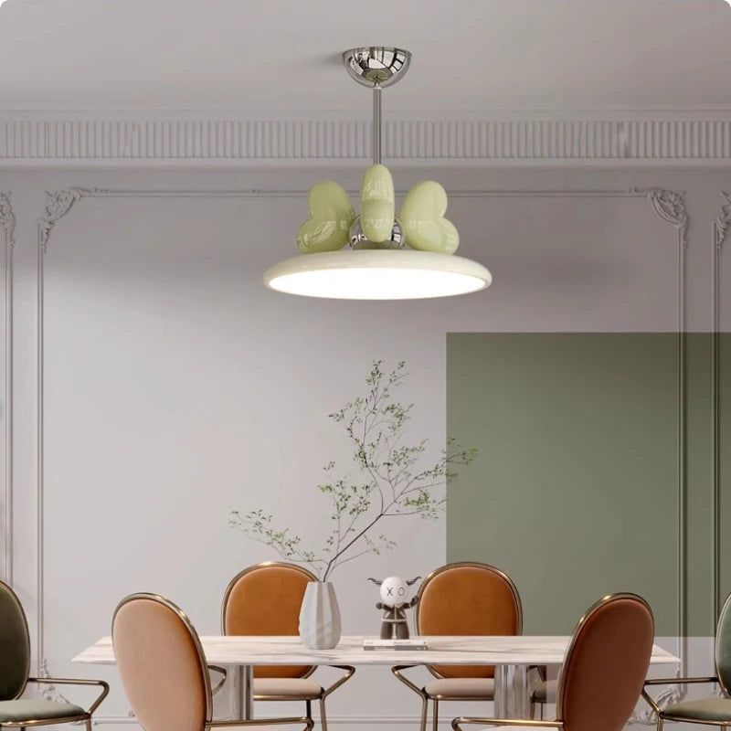 ChandeliersDecor.com-Kids Room Nursery Lighting-Princess Room Girl Bedroom Bow Chandelier Light - Whimsical Elegance at Her Command