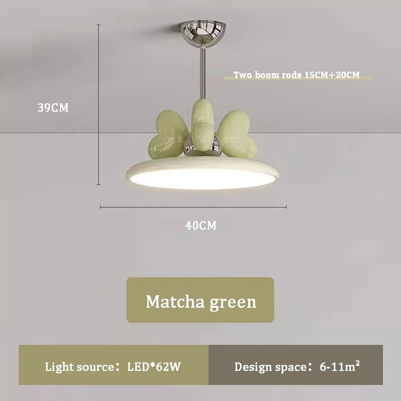 ChandeliersDecor.com-Kids Room Nursery Lighting-Princess Room Girl Bedroom Bow Chandelier Light - Whimsical Elegance at Her Command