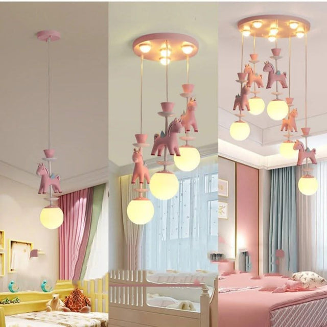 Princess Room Merry Go Round Ceiling Light-ChandeliersDecor.com