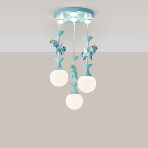 ChandeliersDecor.com-Kids Room Nursery Lighting-Princess Room Merry Go Round Ceiling Light